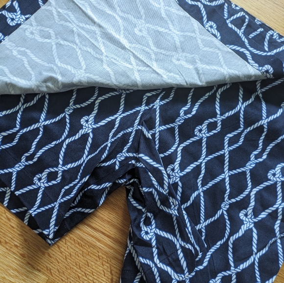 NWT Talbot's petites size 4P skirt shorts in blue natucia pants - Picture 2 of 6